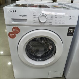 Art 4453 - Lavarropas Codini AIAFE6010B 6KG 1000R INVERTER